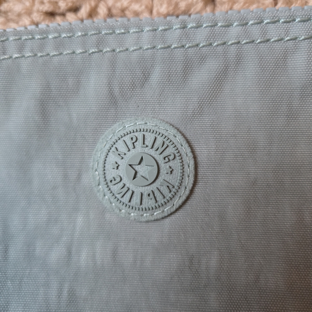 Kipling Light Blue Multi Compartment Zip Pouch - image 3